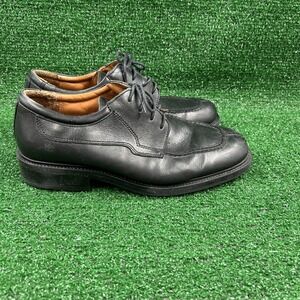 Men's Bill Blass Black‎ Leather Lace Up Dress Shoes Size 7.5 D Made In Italy